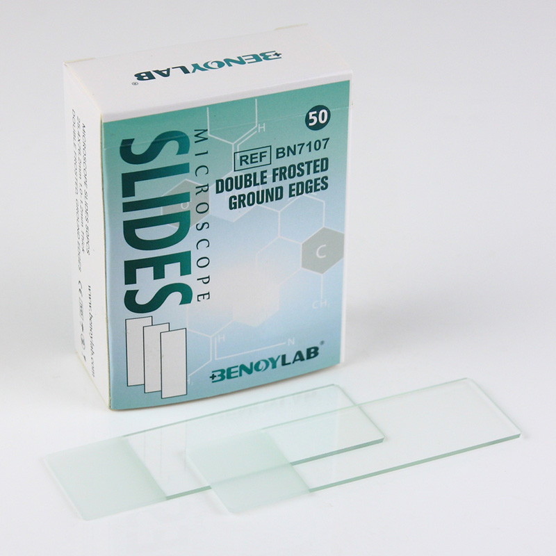 Microscope Slides 7107 Double Frosted Ends, Ground Edge